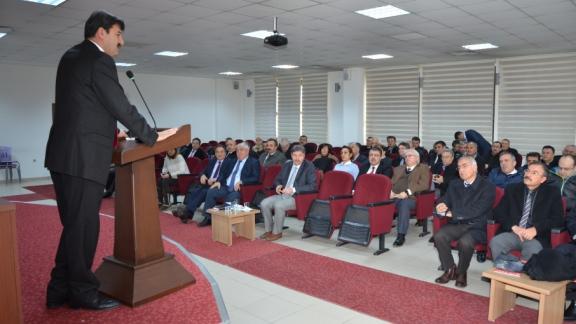  Yönetim Faaliyetleri ve Okullarımızda Güvenli Eğitim Ortamları toplantısı gerçekleştirildi.