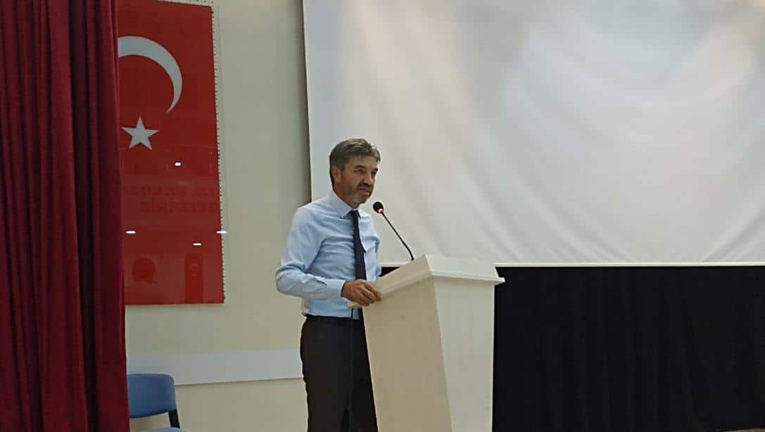 İlçe Milli Eğitim Müdürümüz Osman KOÇ'un İlçemiz Okul Müdürleri İle Tanışma Toplantısı
